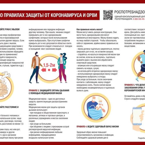 Осторожно: грипп, ОРВИ и COVID-19!
