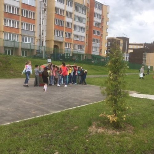 Открытие летнего пришкольного лагеря I смена