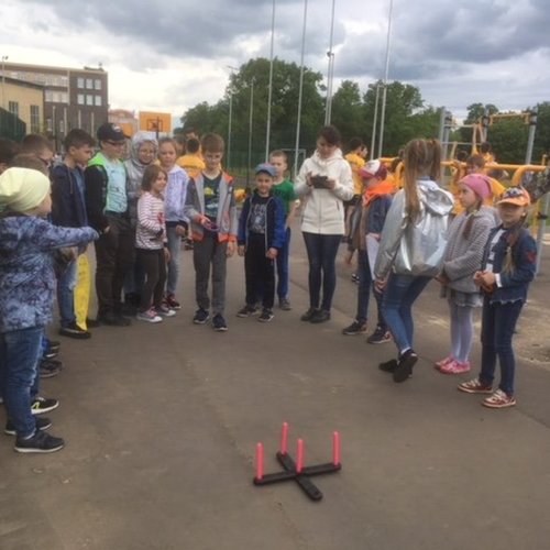 Открытие летнего пришкольного лагеря I смена