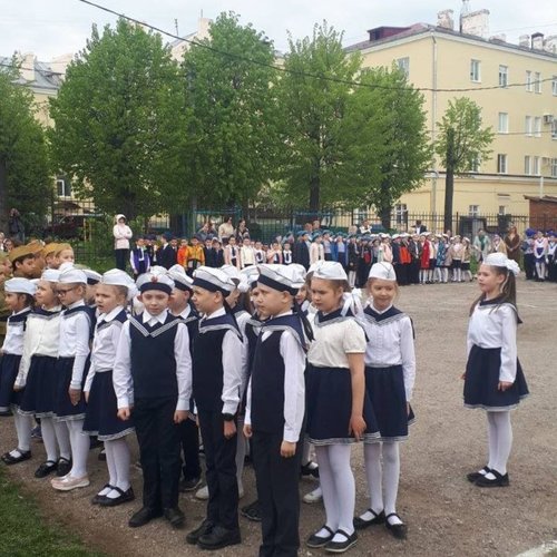 СМОТР СТРОЯ И ПЕСНИ, ПОСВЯЩЕННЫЙ ДНЮ ПОБЕДЫ В КОРПУСЕ НА ЯРОСЛАВСКОЙ