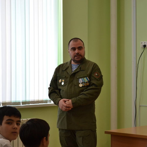 Урок Мужества. Встреча с участником СВО.