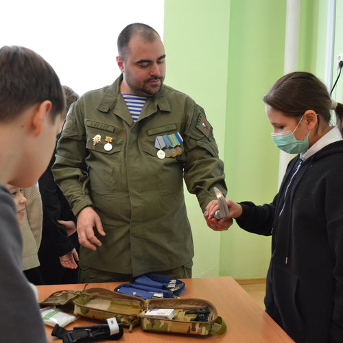 Урок Мужества. Встреча с участником СВО.