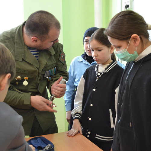 Урок Мужества. Встреча с участником СВО.