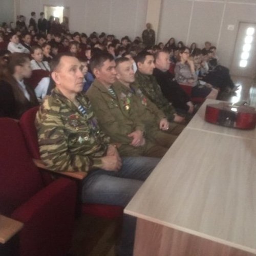 Встреча с ветеранами боевых действий Афганистана