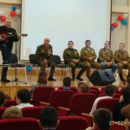 Встреча с ветеранами боевых действий Афганистана