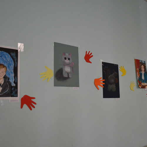 Выставка детских рисунков, в  рамках Творческого бульвара.