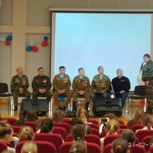 Встреча с ветеранами боевых действий Афганистана