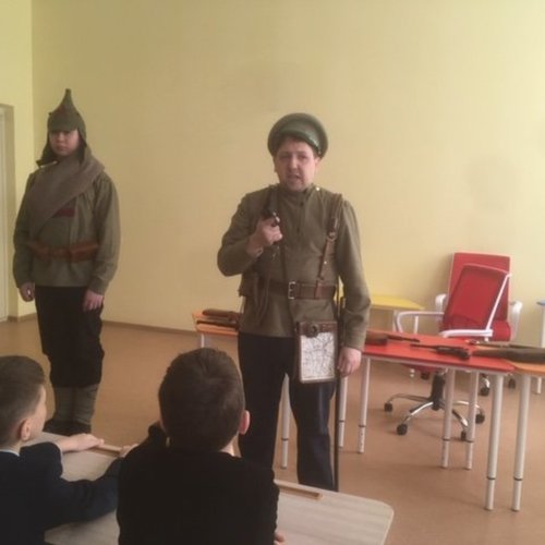 «Передвижной музей В.И. Чапаева» в нашей школе