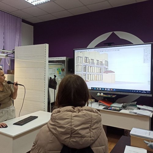 Профориентационное занятие в Чебоксарском техникуме строительства и городского хозяйства