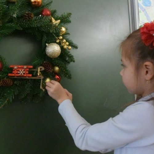 Новогодний мастер-класс от родителей 2Б класса