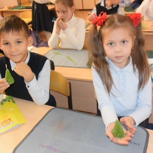 Новогодний мастер-класс от родителей 2Б класса