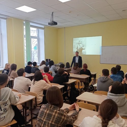 Встреча с представителем Агентства стратегических инициатив РФ (АСИ) Анатолием Яруткиным в рамках курса внеурочной деятельности «Россия — мои горизонты»