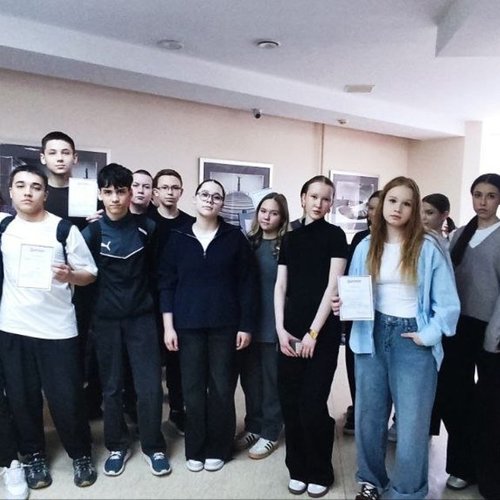 8В и 8Д классы в Чувашском национальном музее