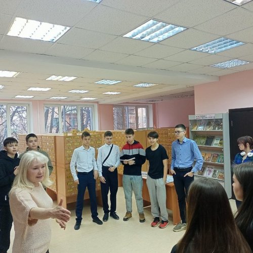 8В и 8Д классы в Чувашском национальном музее