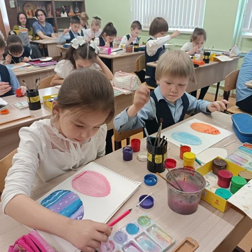 Пасхальный мастер-класс от студентов 3 курса ФХиМО ЧГПУ им. И.Я. Яковлева. 