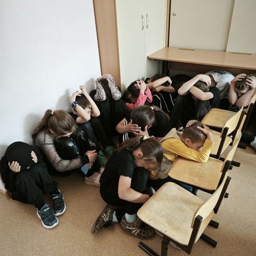 Антитеррористические учения в пришкольном лагере