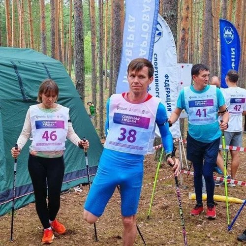  Мастер-класс по северной ходьбе в пришкольном лагере