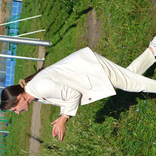 Легкоатлетическая эстафета между учениками 5-х классов.