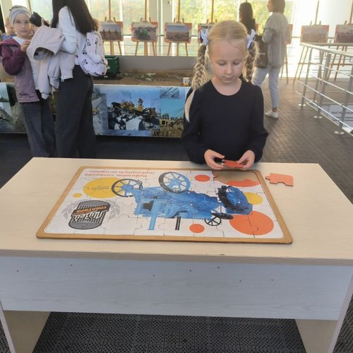 2Г класс в Музее истории трактора