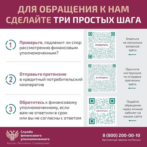  Решение спора с кредитным потребительским кооперативом без суда