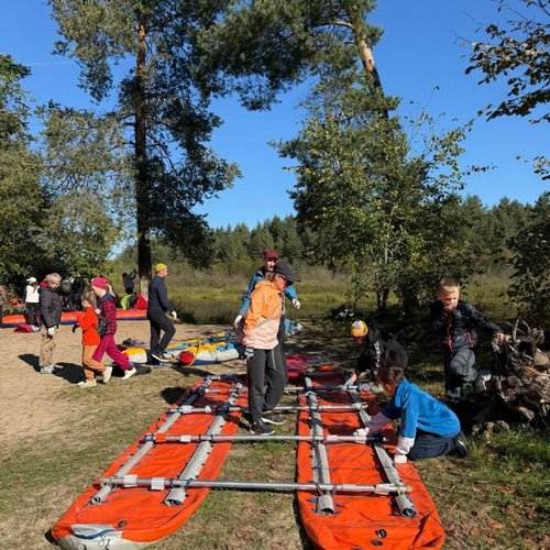 На катамаранах по малой Кокшаге