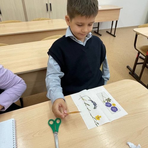  Закладка из сухоцветов на память о прошедшем лете