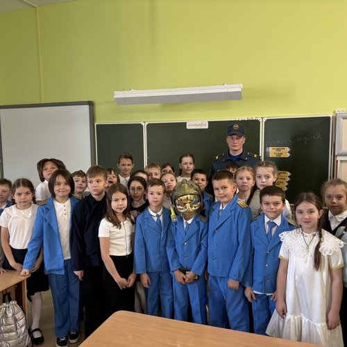 Ученики СОШ 1 присоединились ко Всероссийскому открытому уроку культуры безопасности