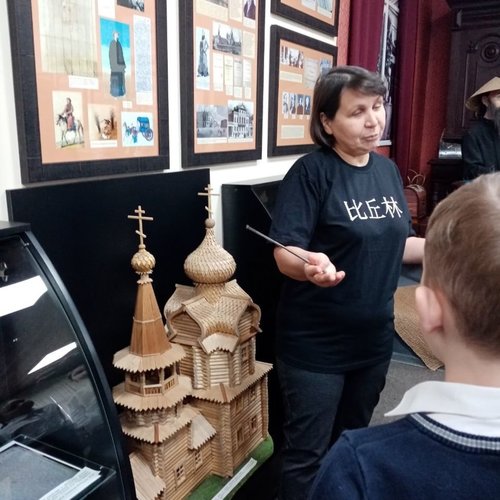 4Д класс а Музее "Н.Я. Бичурин и современность"