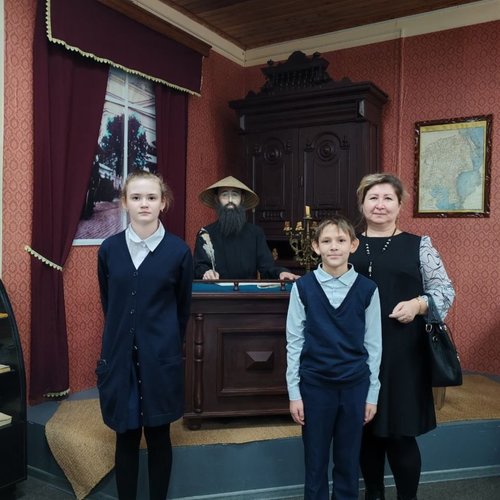 4Д класс а Музее "Н.Я. Бичурин и современность"