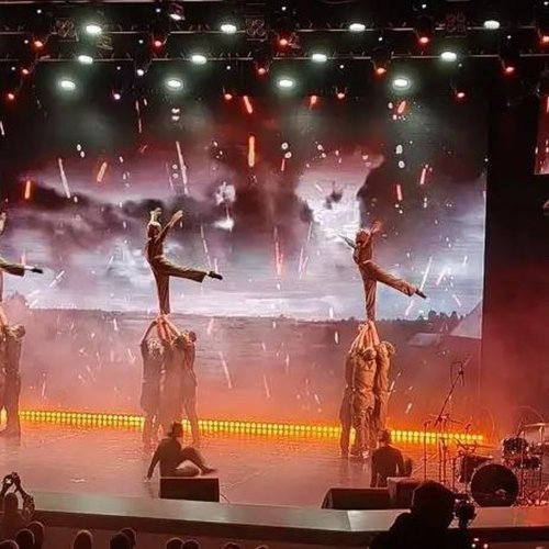 Семьи СОШ 1 стали участниками  праздничного концерта ко Дню отца