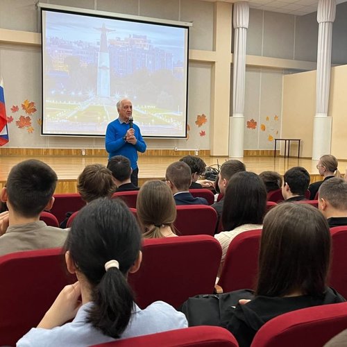 Профориентационная встреча с  представителем научно-производственной фирмы "МЕТАЛЛИКА" Судленковым Алексеем Алексеевичем