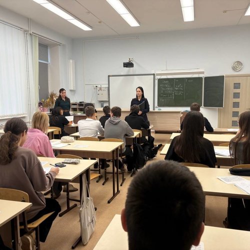 Профилактическая беседа по ПДД с инспектором ГАИ