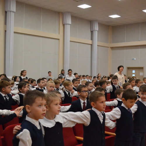 ПОСВЯЩЕНИЕ ПЕРВОКЛАССНИКОВ В "ОРЛЯТА РОССИИ".