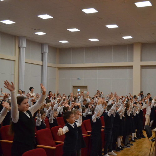 ПОСВЯЩЕНИЕ ПЕРВОКЛАССНИКОВ В "ОРЛЯТА РОССИИ".