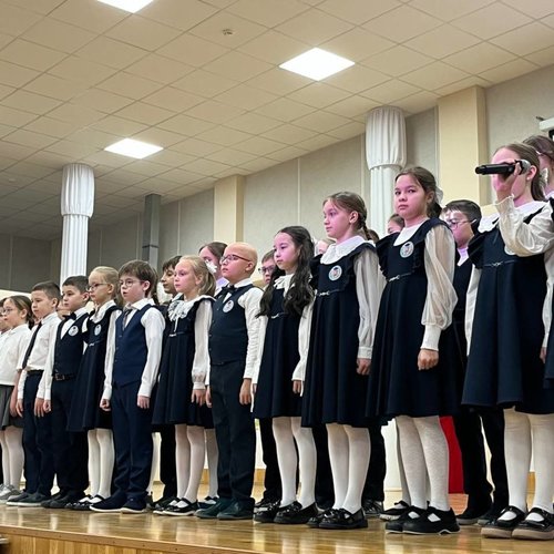 ПОСВЯЩЕНИЕ ПЕРВОКЛАССНИКОВ В "ОРЛЯТА РОССИИ".