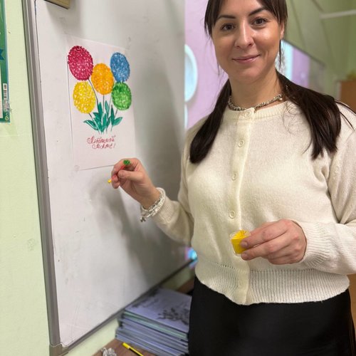 Мастер-класс "Открытка маме"  от мамы 4Ж класса