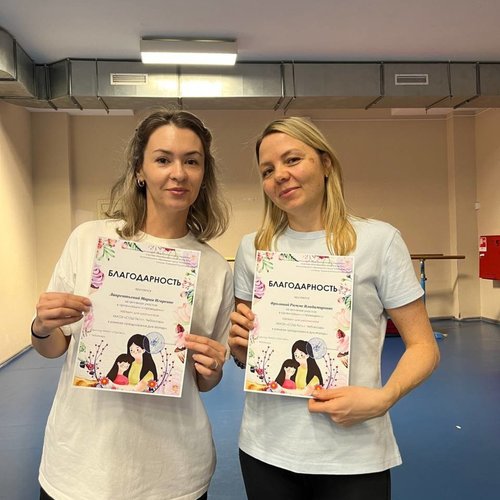 Утренняя зарядка с мамой!