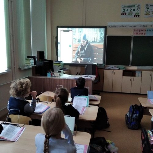 Просмотр видеороликов в рамках акции "Россия против террора"