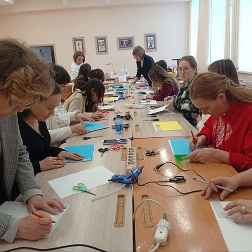 Новогодний мастер-класс для педагогов школы