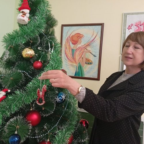 Новогодний мастер-класс для педагогов школы