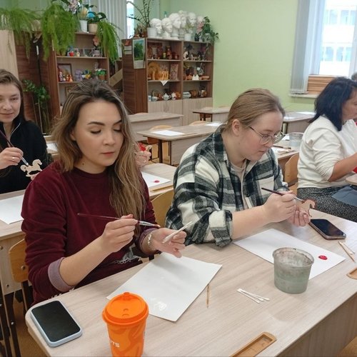 Новогодний мастер-класс для педагогов школы