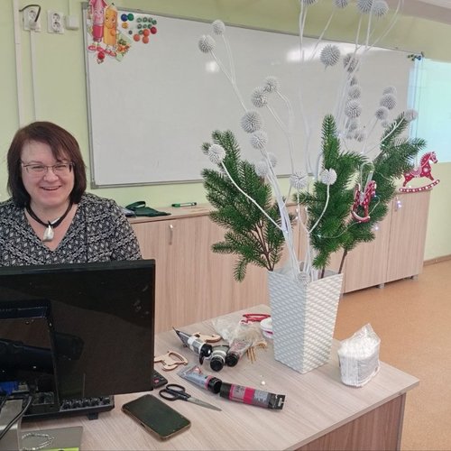 Новогодний мастер-класс для педагогов школы