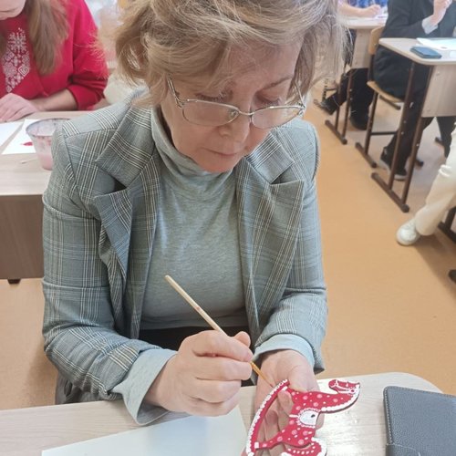 Новогодний мастер-класс для педагогов школы