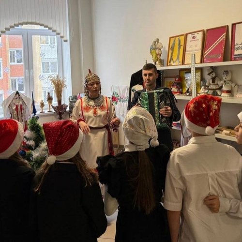 Чувашская ёлка в школьном музее "Чӑваш ёлки"