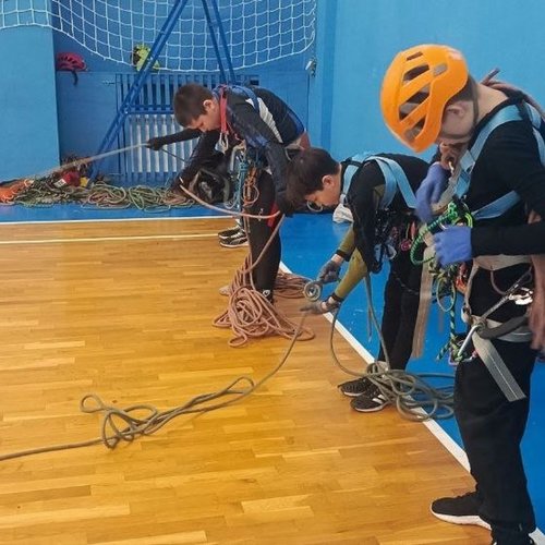 Зимние сборы воспитанников кружка "Спортивный туризм"