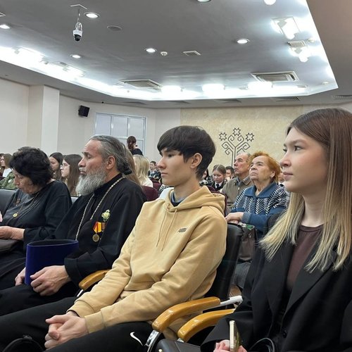 Час исторической памяти «Ленинград, Сталинград: мы помним, мы чтим» в Национальной библиотеке.