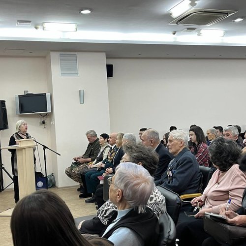 Час исторической памяти «Ленинград, Сталинград: мы помним, мы чтим» в Национальной библиотеке.