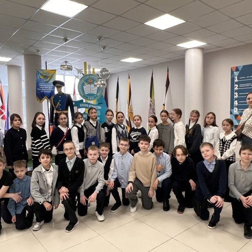 Четвероклассники на экскурсии в Чувашском кадетском корпусе ПФО