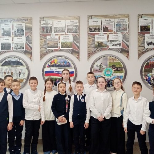 Четвероклассники на экскурсии в Чувашском кадетском корпусе ПФО