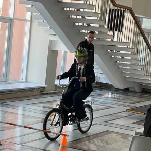 Команда ЮИД СОШ 1 на отборочном туре олимпиады по ПДД